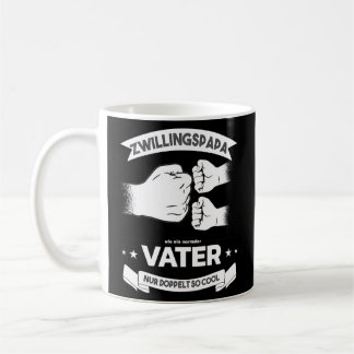 Mens Father Of Twins Twin Papa Baby Party Twin Coffee Mug