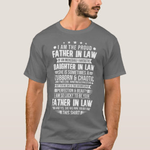Mens Fatherinlaw of a daughter in law Fatherinlaw  T-Shirt