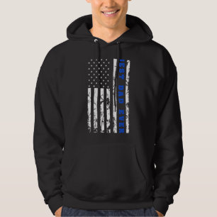 Mens Father's Day Best Dad Ever With Us American F Hoodie
