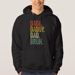 Mens Father's Day Dada Daddy Dad Bruh 22 Hoodie