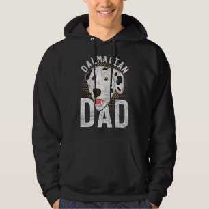 Mens Fathers Day Dalmatian Dad Animal Pet Dog  Dal Hoodie