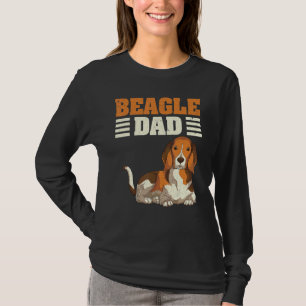 Mens Fathers Day Dog Daddy Beagle Dad Pet Animal B T-Shirt