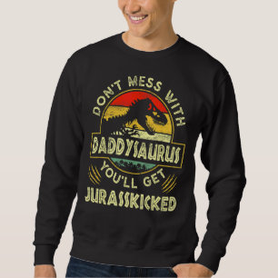 Mens Father's Day Family Matching Daddy Dinosaurs Sweatshirt