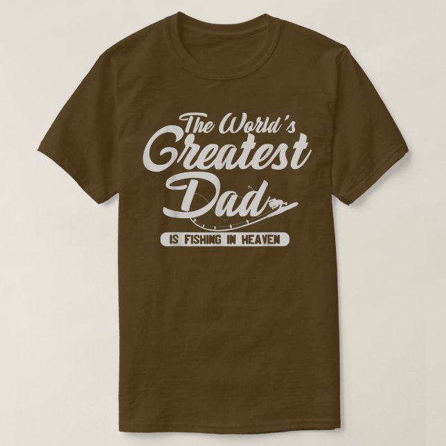 Mens Fathers Day Fishing Angel 646  T-Shirt (Design Front)