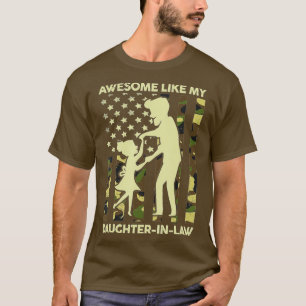 Mens Fathers Day Gift Awesome Like My Daughter In T-Shirt