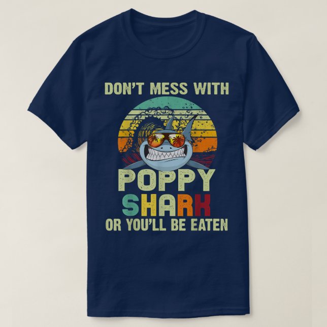 Mens Fathers Day Gift For Papa  Dont Mess With Pop T-Shirt (Design Front)
