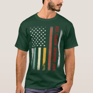 Mens Fathers Day Gift Tee  Best Freakin Grandpop E