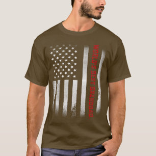 Mens Fathers Day Gift Tee World's Best Granddad E