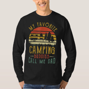 Mens Fathers Day My Favourite Camping Buddies Cal T-Shirt