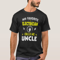 Mens Father's Day My Favourite Electrician Calls M