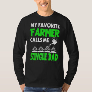 Mens Father's Day My Favourite Farmer Calls Me Sin T-Shirt