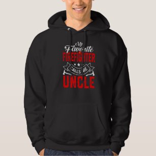 Mens Father's Day My Favourite Firefighter Calls M Hoodie