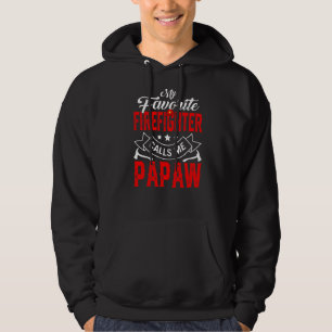 Mens Father's Day My Favourite Firefighter Calls M Hoodie