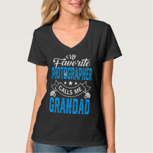 Mens Father's Day My Favourite Photographer Calls  T-Shirt