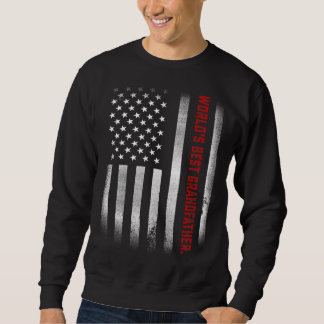 Mens Fathers Day   World's Best Grandfather Ever U Sweatshirt