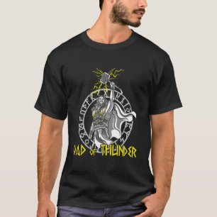 Mens Fathor Thunder Dad Hero Myth Best Father Day T-Shirt