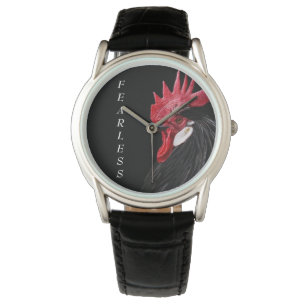 Men's FEARLESS/Black Rooster Watch