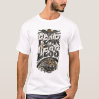 Men's Fearless Tiger Mountain Motivational White T