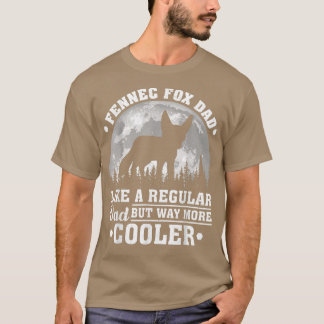 Mens Fennec Fox Dad Like A Regular Dad Fennec Fox  T-Shirt