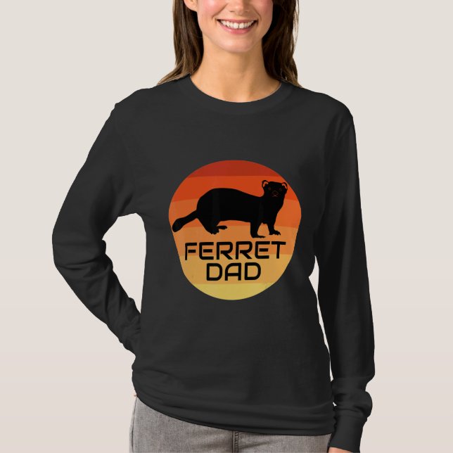 Mens Ferret Dad  T-Shirt (Front)