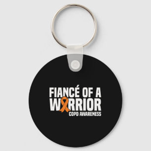 Mens Fiance Of A Warrior Orange Ribbon Rsdcrps Awa Key Ring