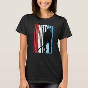 Mens Field Hockey 31st Birthday Player Motivationa T-Shirt