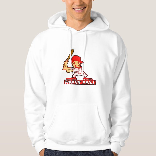 Mens Fightin Phils Hooded Sweatshirt (Front)