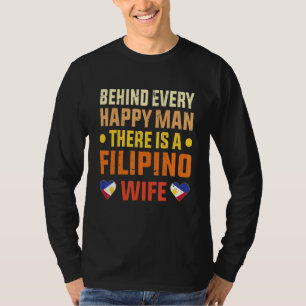 Mens Filipina wife Husband Man Married To a Filipi T-Shirt