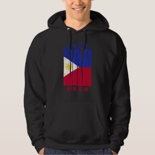 Mens Filipino Dad Fathers Day Philippines Best Dad Hoodie