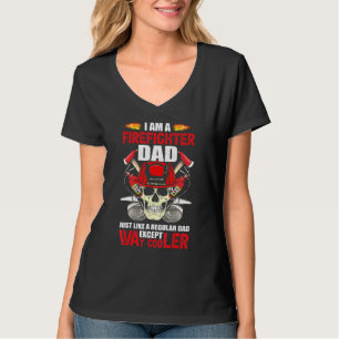 Mens Firefighter Dad Way Cooler T-Shirt