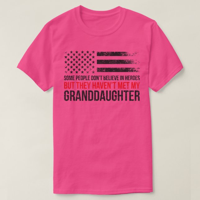 Mens Firewoman Grandfather Of A Firefighter Grandp T-Shirt (Design Front)