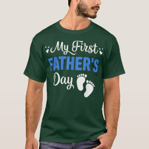 Mens First Father's Day Baby Reveal Dad Pregnancy  T-Shirt