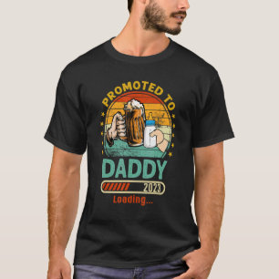 Mens First Time Dad Promoted to Daddy 2023 T-Shirt