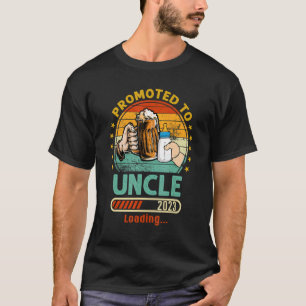 Mens First Time Dad Promoted to Uncle 2023 T-Shirt
