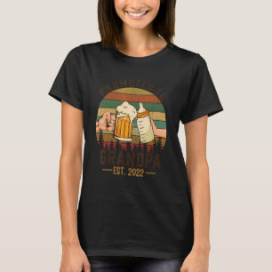 Mens First Time Grandpa Promoted To Grandpa 2022 F T-Shirt