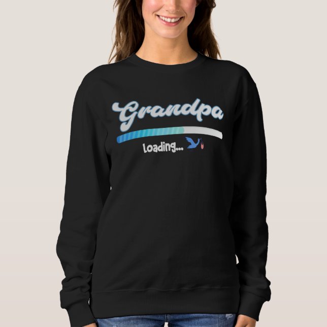 Mens First Time Grandparent Day - Future Grandpa L Sweatshirt (Front)