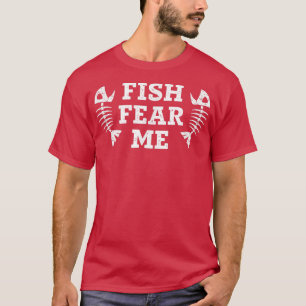 Mens Fish Fear Me  T-Shirt