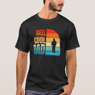 Mens Fisherman Daddy Mens Reel Cool Dad Father's D T-Shirt