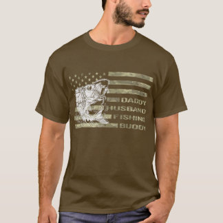 Mens Fishing Dad Father2540  T-Shirt