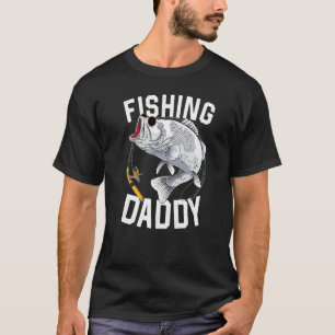 Mens Fishing Daddy Largemouth Bass Fisherman Fath T-Shirt