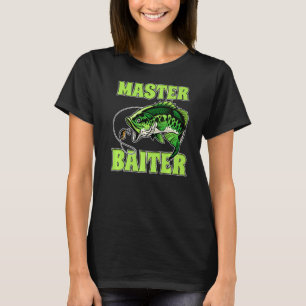 Mens Fishing For Men Gag Humour Master Baiter T-Shirt