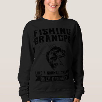 Mens Fishing Grandpa Like A Normal Fisher Sweatshirt