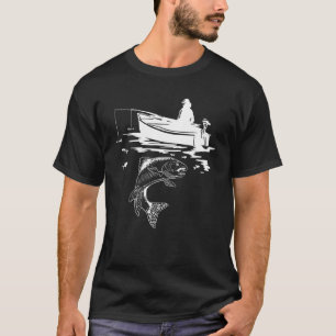 Mens Fishing I Fisherman Papa Nature Cool Beach Is T-Shirt