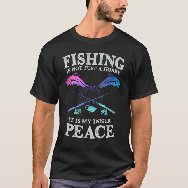 Mens Fishing Is Not Just a Hobby It's My Inner Pea T-Shirt (Front)