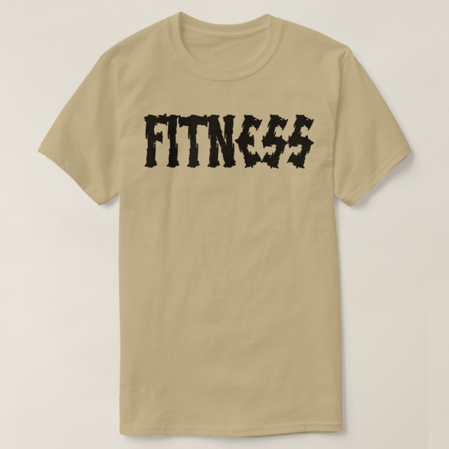 Mens FITNESS Gym Fitness Workout Bodybuilding Moti T-Shirt (Design Front)