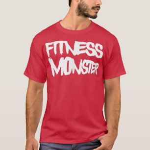 Mens FITNESS MONSTER Gym Fitness Workout Bodybuild T-Shirt
