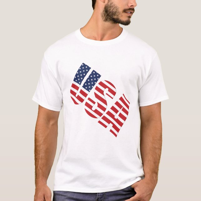 Men's Flag USA T-Shirt (Front)