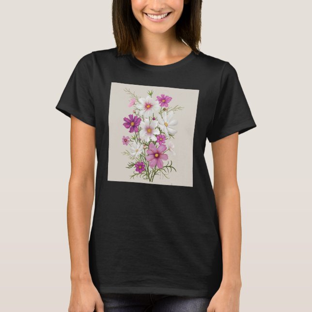 Mens flowers blossom floral flower bouquet flowers T-Shirt (Front)