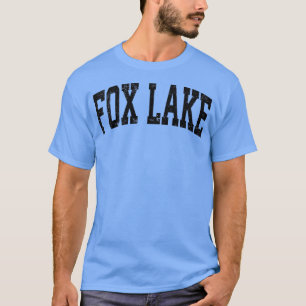 Mens Fo Lake Illinois IL Vintage Athletic Sports B T-Shirt