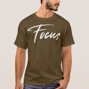 Mens FOCUS Gym Fitness Workout Bodybuilding Motiva T-Shirt